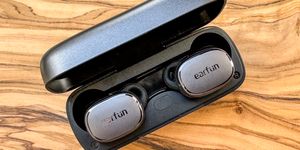earfun free pro 3 earbuds in charging case