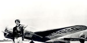 American aviator Amelia Earhart, c 1930s.