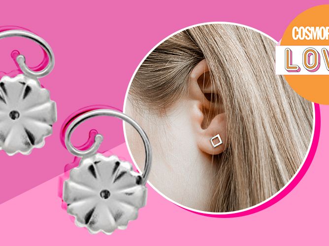 Earring Stabilizer Back, Earring Lifters, Lifter for Large or Heavy Earrings, Sterling Silver Earring Back Lifters