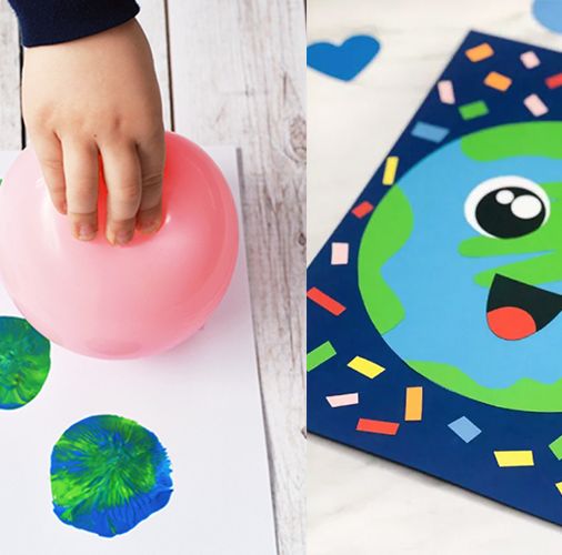 Make it: Plant-able Paper Earth - Modern Parents Messy Kids