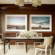 brown dining room 