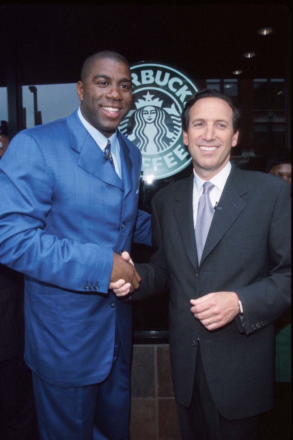 Magic Johnson - At Starbucks Opening
