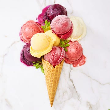 coconut ice cream on a cone coconut ice cream on a cone