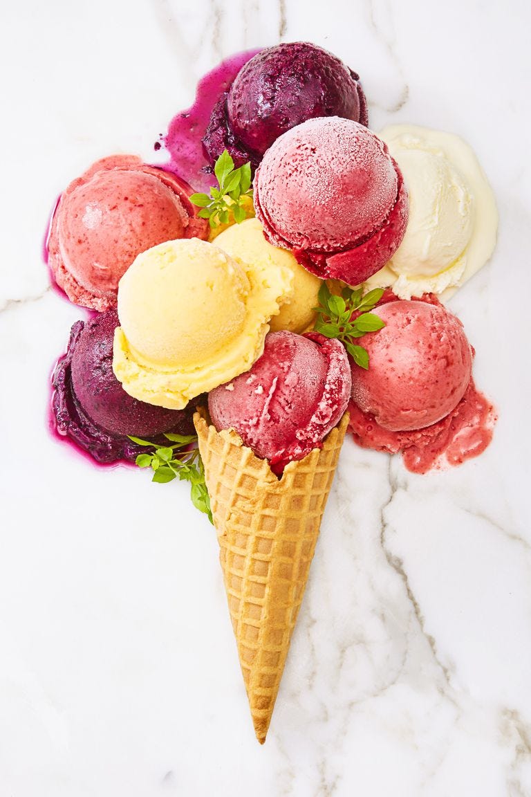 easiest ever fruit ice cream   memorial day desserts