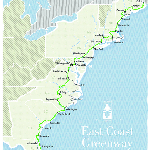 east coast greenway trail
