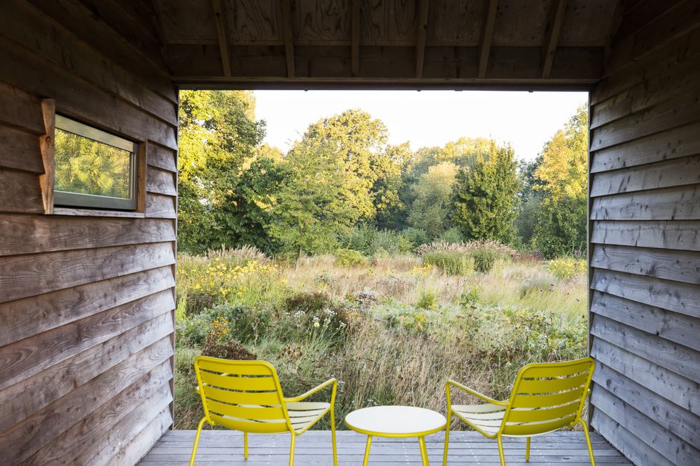 home in east sussex, england design by emma burrill a studio perch overlooks a wildflower meadow