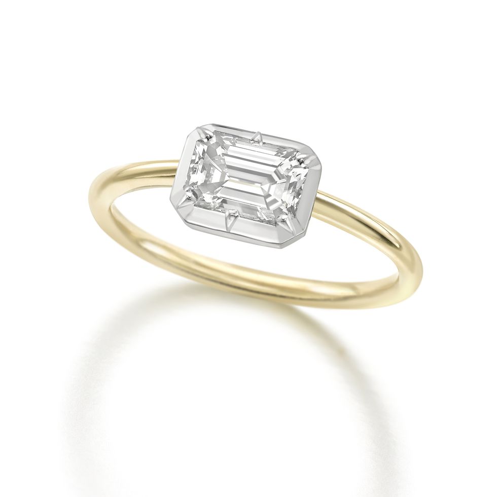best emerald cut engagement rings   jessica mccormack