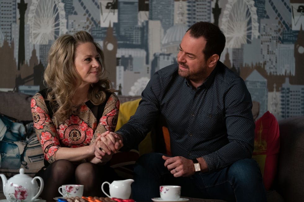 Linda and Mick Carter in EastEnders