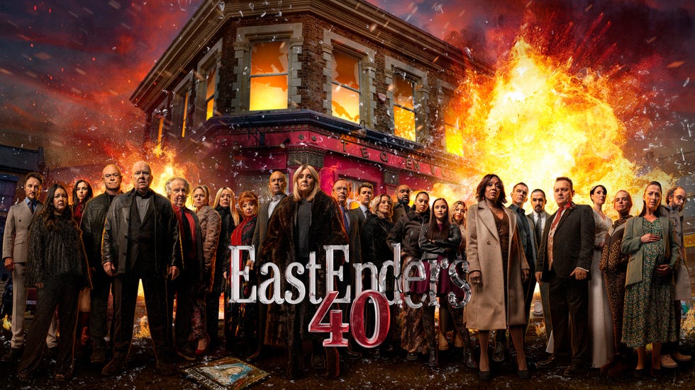 queen vic explosion, eastenders 40th anniversary