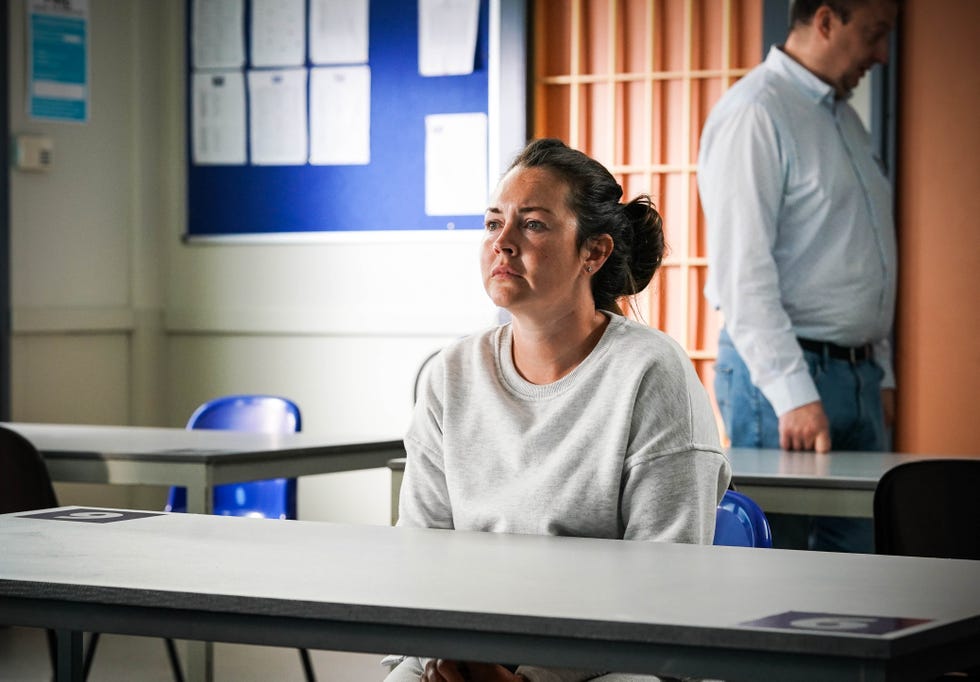 eastenders  martin visits stacey, who’s far from impressed when he tells her about ruby’s scheming