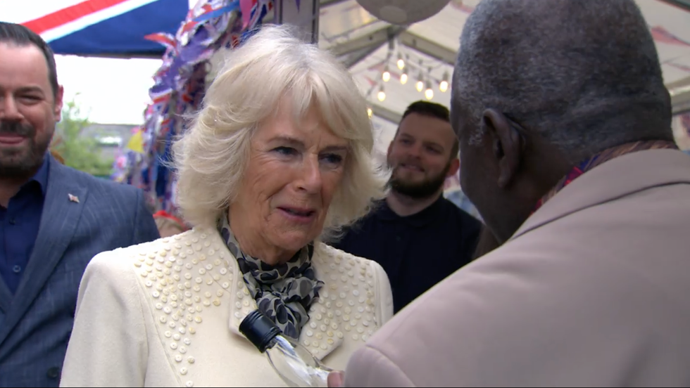 eastenders, mick carter, duchess of cornwall, patrick trueman