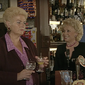 eastenders, pat butcher, peggy mitchell, frank butcher