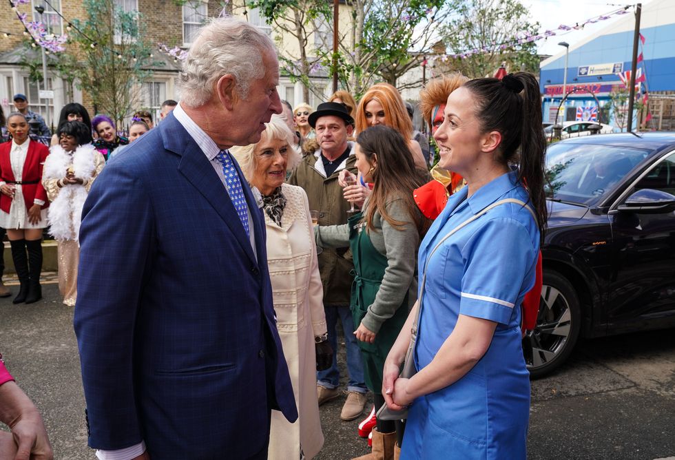 the prince of wales and sonia fowler in eastenders