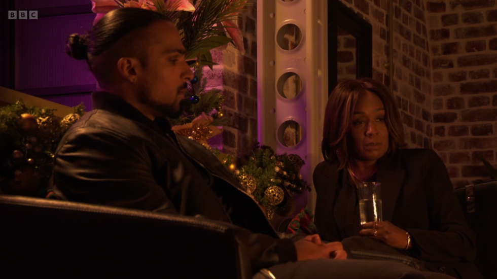 eastenders, ravi gulati and denise fox