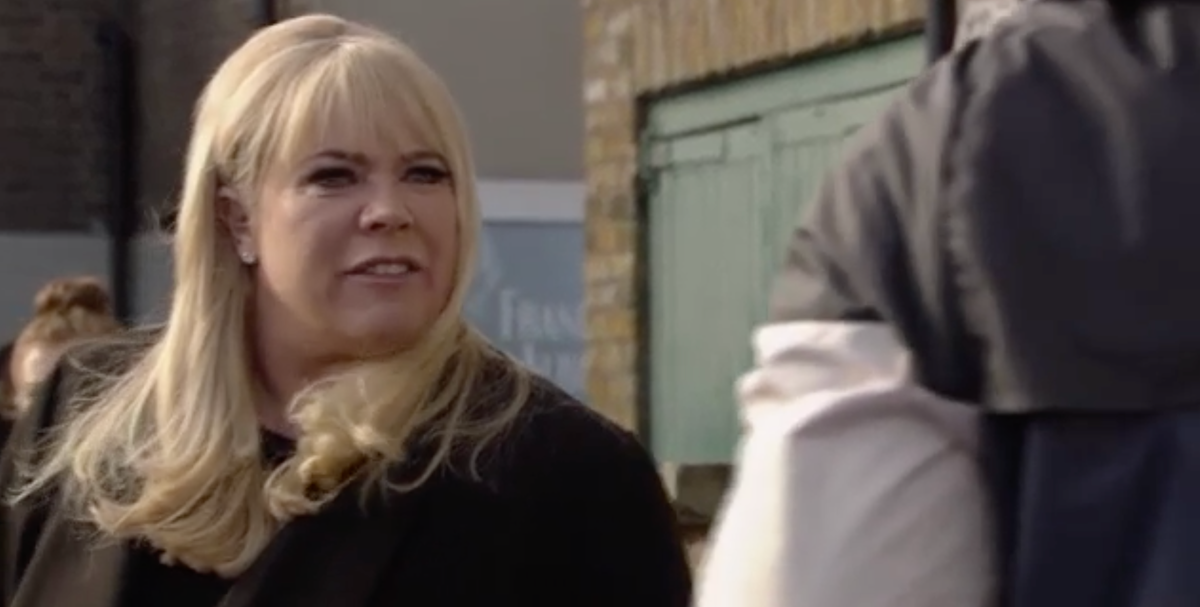 EastEnders' Sharon Mitchell punches gang member in shocking cliffhanger