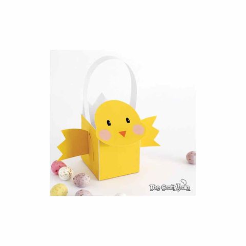 Printable Easter Chick Basket