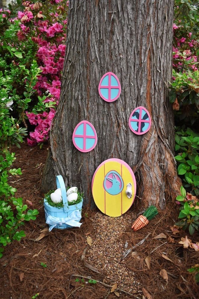 easter bunny tree hideout