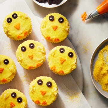 easter chick cupcakes