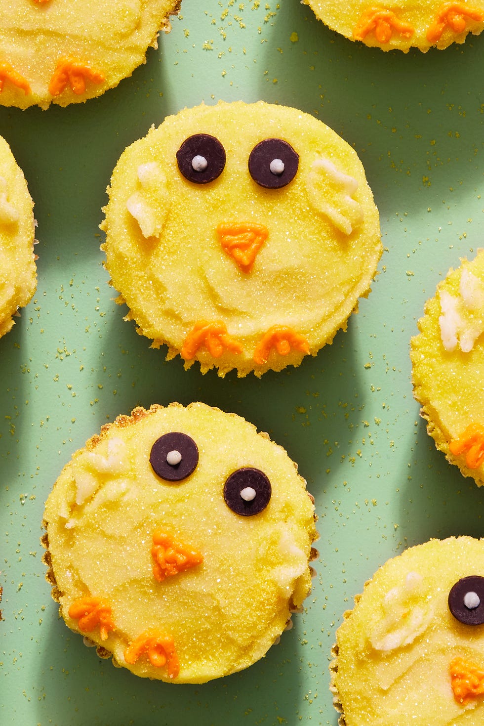 easter chick cupcakes