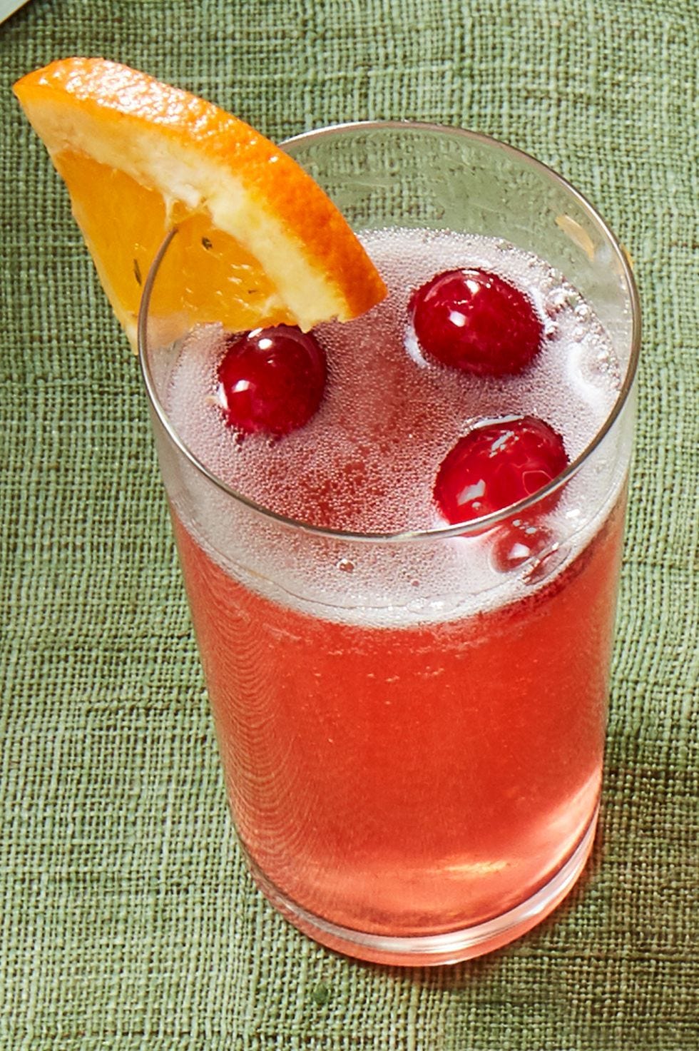 fall cocktails cranberry orange mimosa