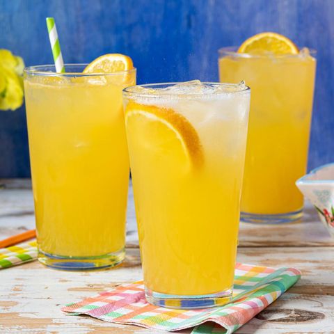 orange crush cocktail in tall glasses