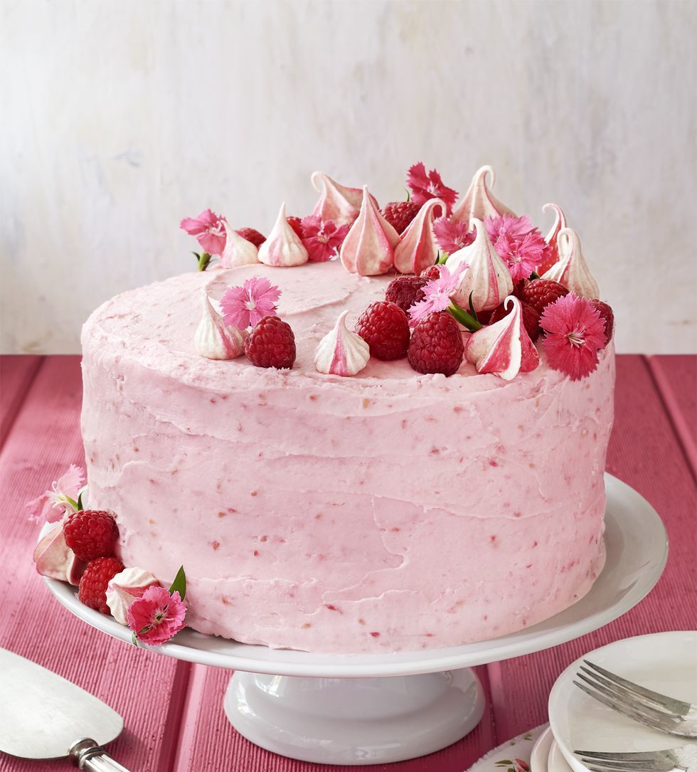 raspberry pink velvet cake