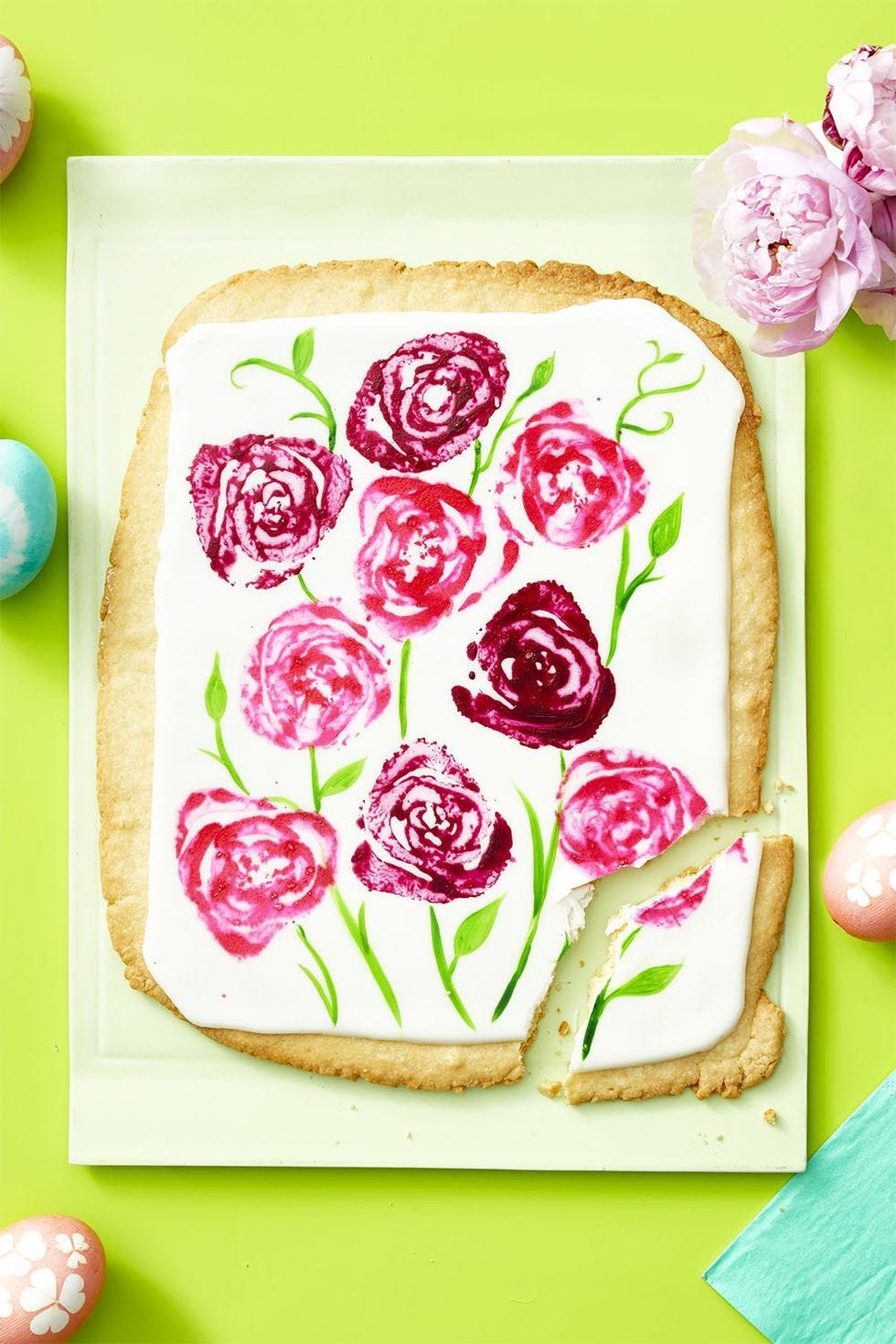 easter cookies giant sugar cookie bouquet