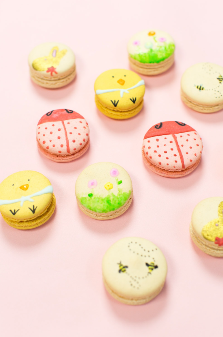 easter cookies macarons