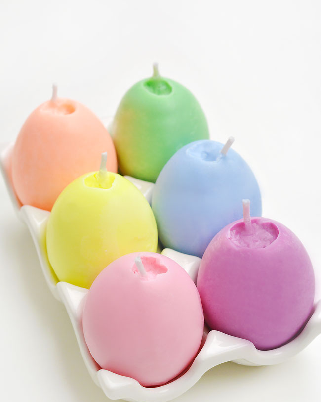 easter craft ideas egg candles