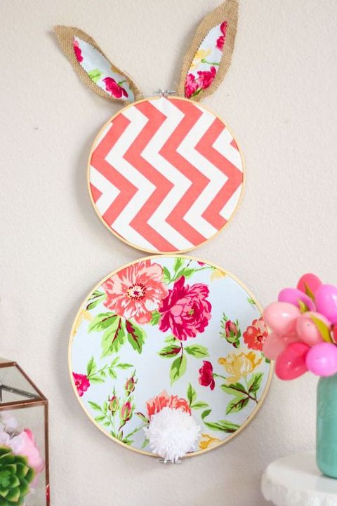 embroidery hoop easter crafts