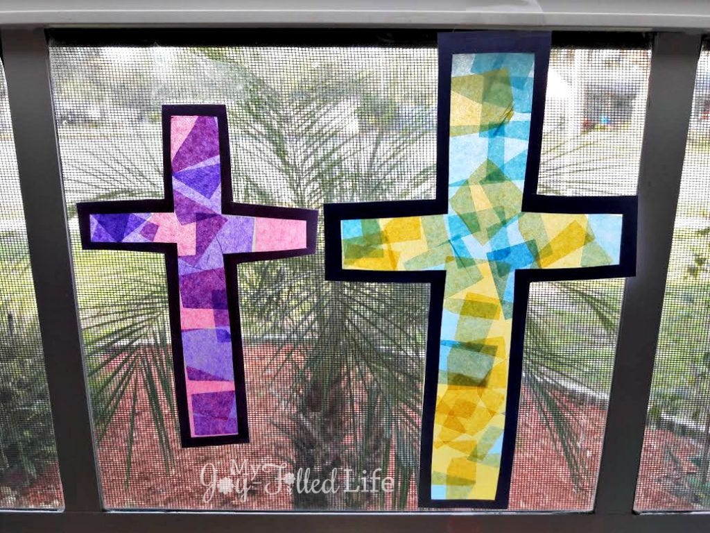 15 DIY Easter Cross Ideas - Cross Crafts Ideas for Kids, Home Decor ...