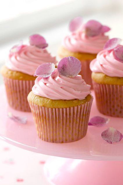 easter cupcakes rose petal cupcakes