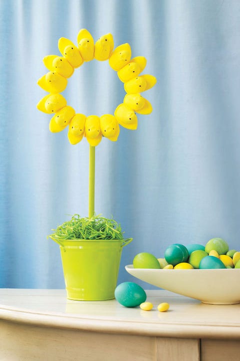 easter-decorations-peeps-sunflower easter decorations peeps sunflower