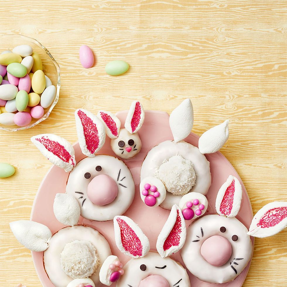 easter carfts for kids bunny donuts