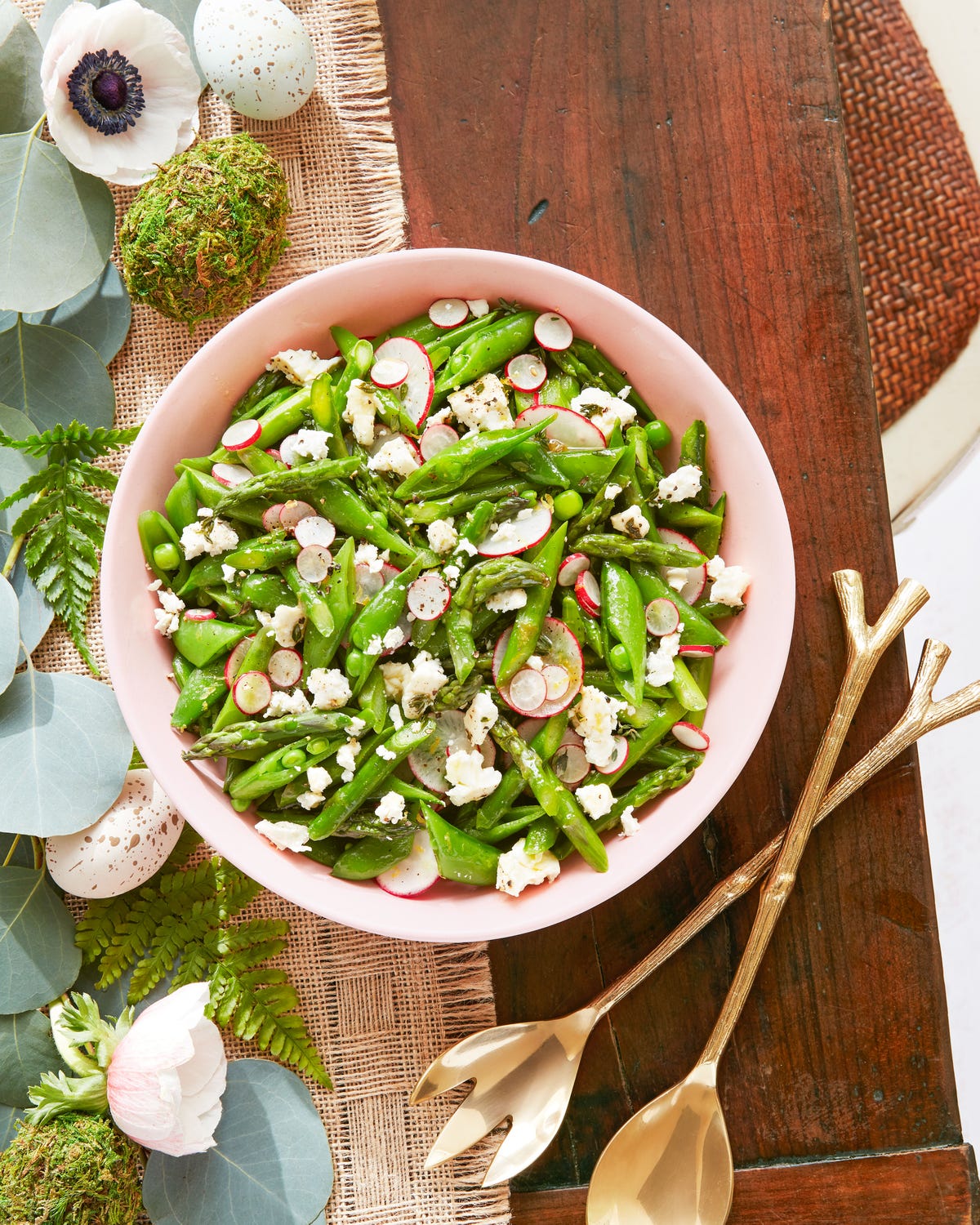 Sugar Snap Pea Salad with Radish