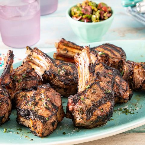 easter dinner ideas grilled lamb chops