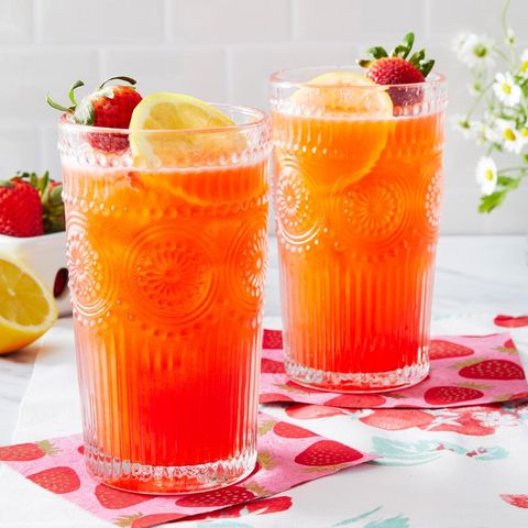 easter dinner ideas strawberry lemonade