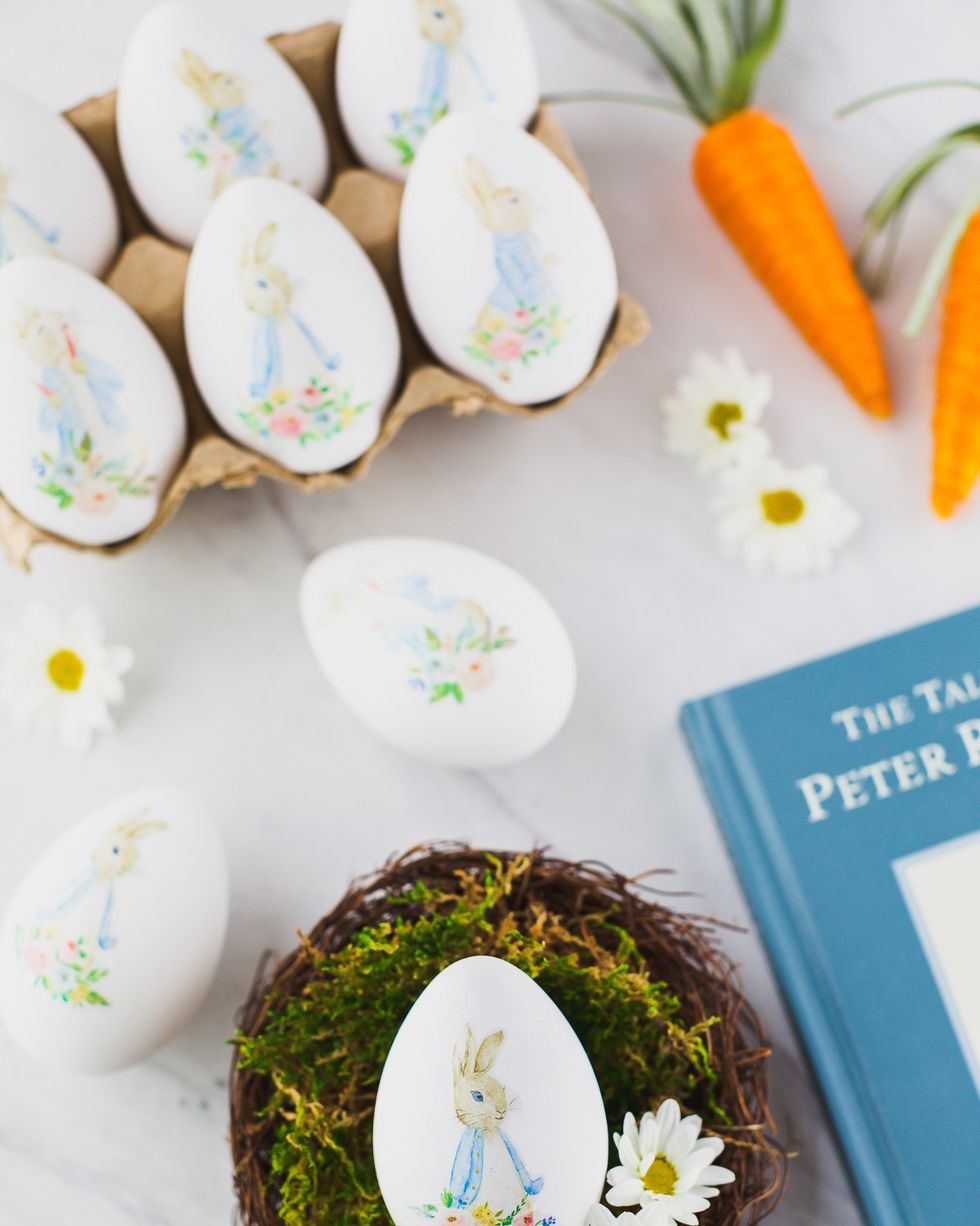 easter egg designs peter rabbit easter eggs