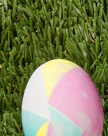 silk dyed easter egg decorations designs