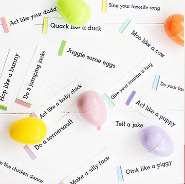 alice and lois's egg instructions and the bunny trail markers are two good housekeeping picks for best easter egg hunt ideas