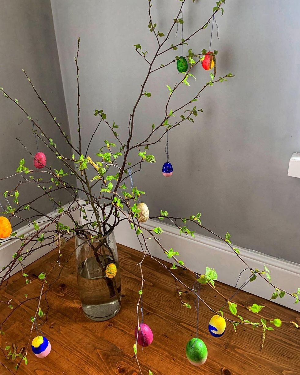 easter trees  eclectic