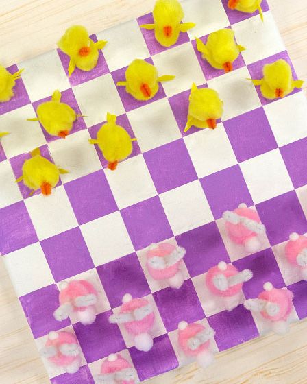 easter games for kids checkers