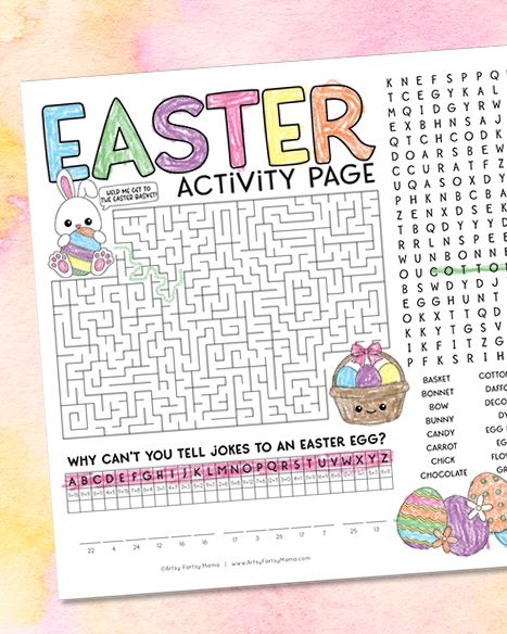 easter games for kids word games