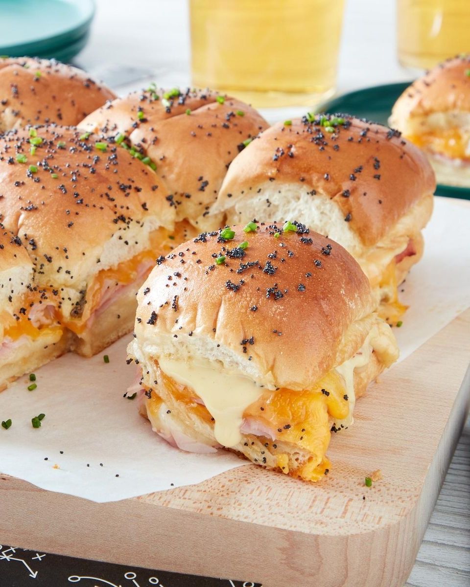 easter lunch ideas ham and cheese sliders