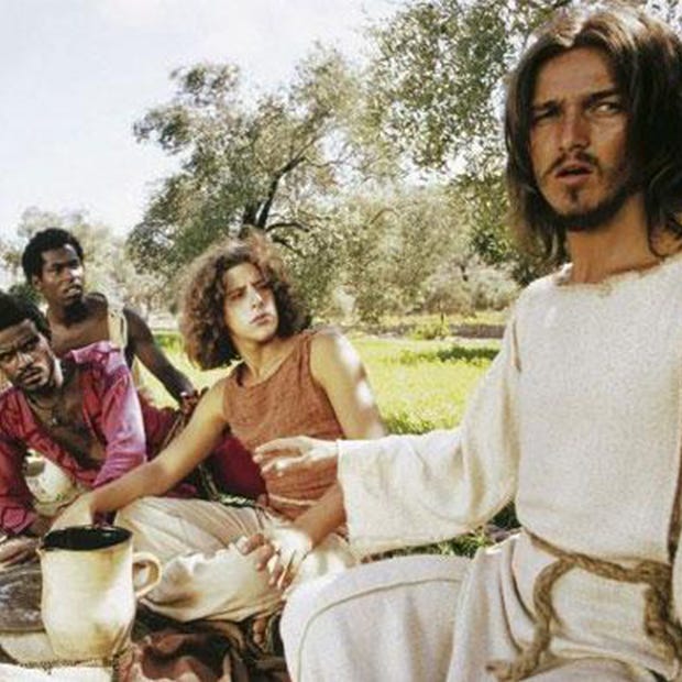 jesus picnics with disciples in a scene from jesus christ superstar, a good housekeeping pick for best easter movies for kids