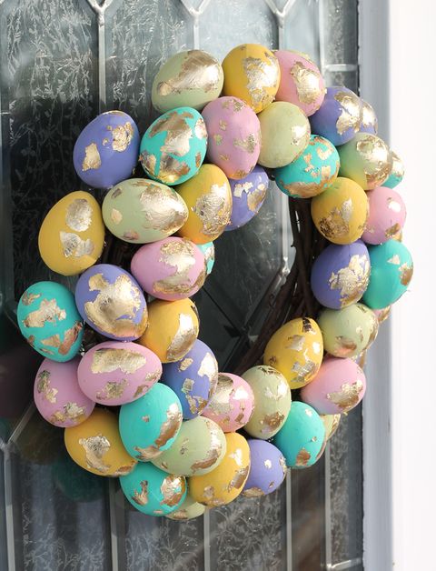 easter party ideas easter egg wreaths
