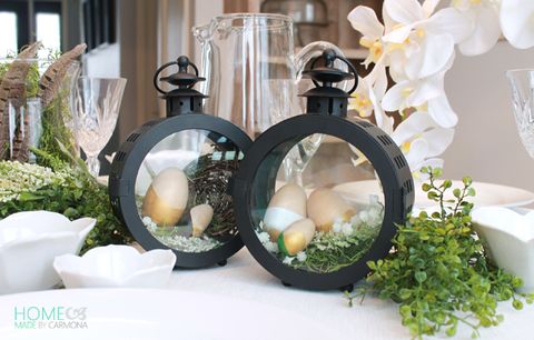 easter party ideas easter lantern centerpiece