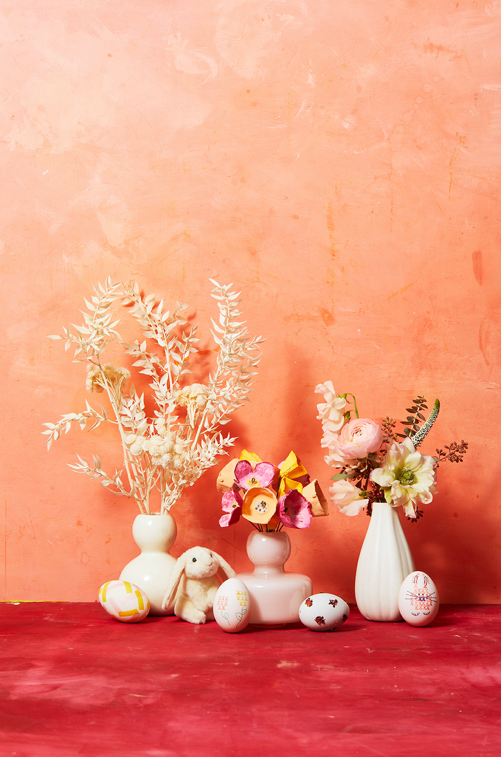easter party ideas mantel decorations