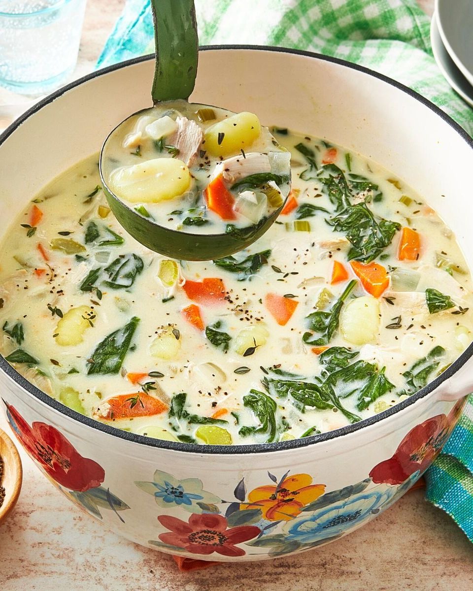 easter soups chicken and gnocchi soup