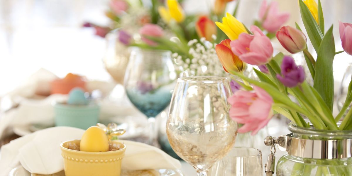 A Pretty Table with Easter Decor - MY 100 YEAR OLD HOME